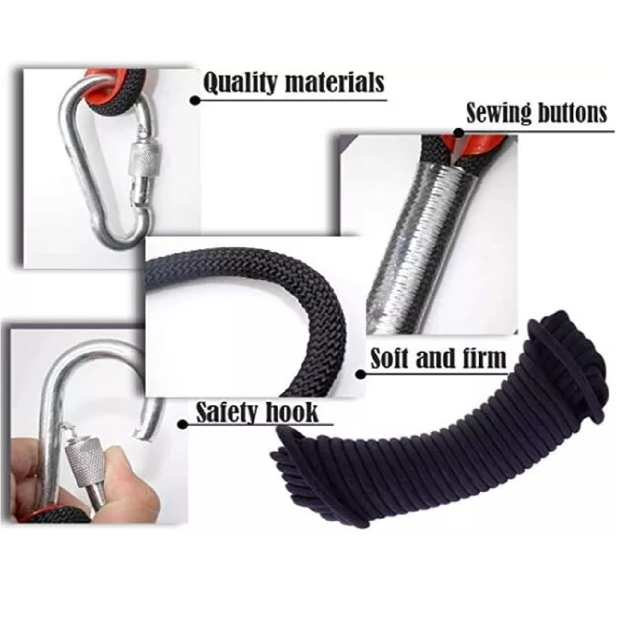 Cuerda De Escalada, Rescate Estática De 10mm 20m