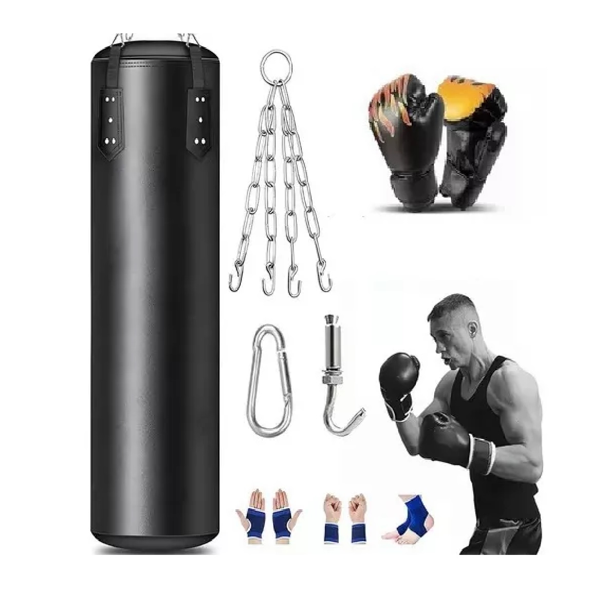 Costal Bolsa De Boxeo De Cuero 9 En 12 De 120