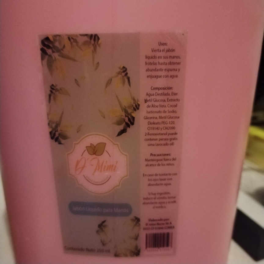 Shampoo para manos y cuerpo