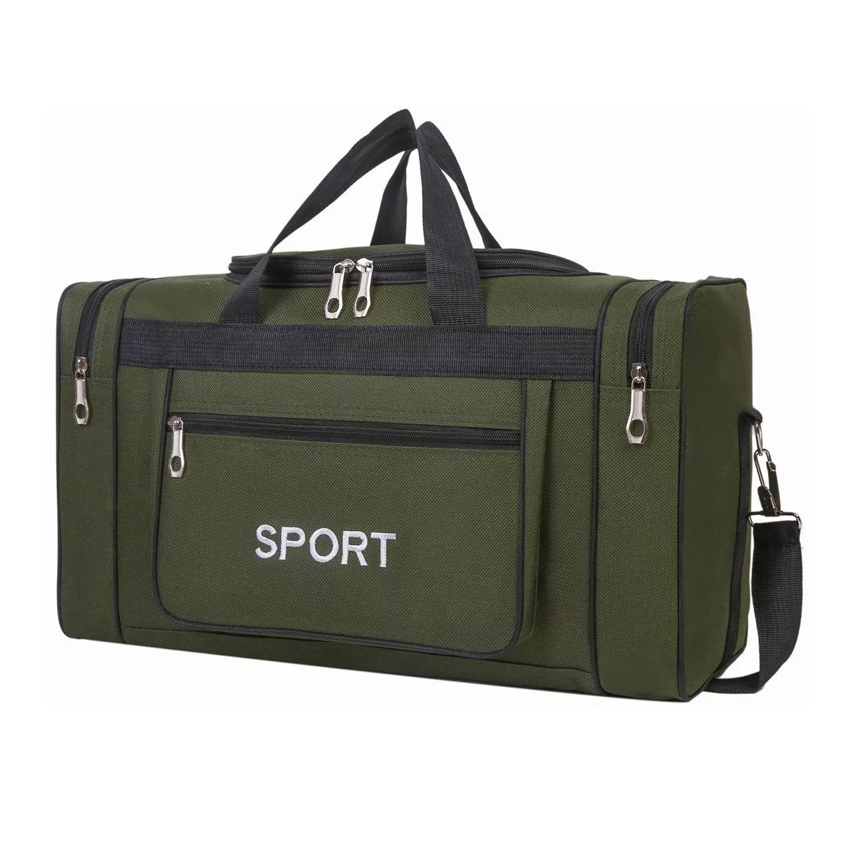 Alta Capacidad Maleta Deportiva Bolsa Gym Viaje Verde