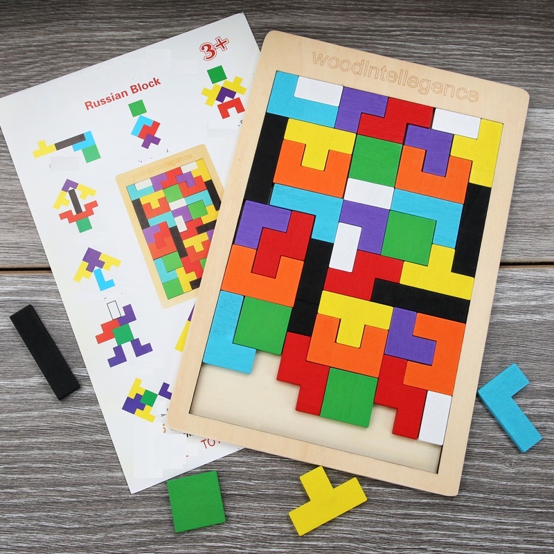 Juego de bloques para estimulacion temprana.