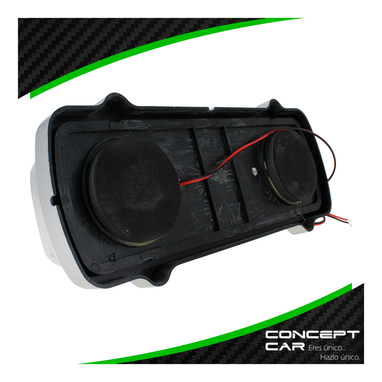 Copete Acrilico Letrero Taxi Con Luz Led Doble Vista Iman