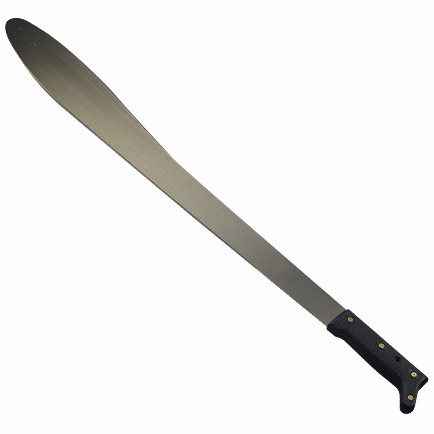 Machete Caguayano Hoja De Acero 27 Pulgadas Hoja De Acero Tipo Recto Con Remaches Metálicos Y Mangos De Plástico Para Una Mayor Estabilidad Y Control Gimex Color Negro