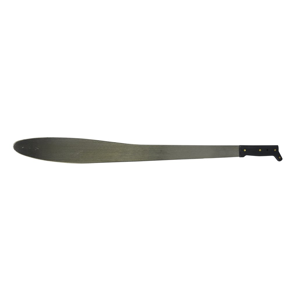 Machete Caguayano Hoja De Acero 27 Pulgadas Hoja De Acero Tipo Recto Con Remaches Metálicos Y Mangos De Plástico Para Una Mayor Estabilidad Y Control Gimex Color Negro