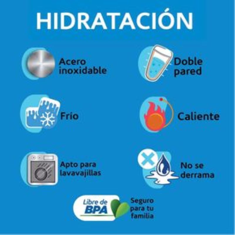 Termo Ecko 57855 500 ml Hasta 8 Horas tus Bebidas Calientes