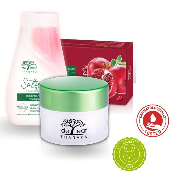 Kit Complete Blanqueador. Recupera el tono natural de tu piel. Elimina manchas de paño, acné. Bloqueador Solar en Polvo. Cierra Poros dando un aspecto liso