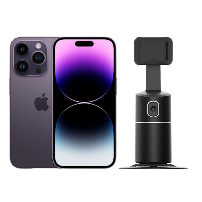iPhone 14 Pro Max 128GB Morado E-SIM Reacondicionado Grado A + Estabilizador