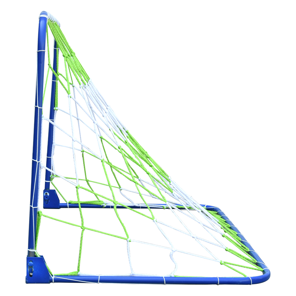 Porterías De Fútbol Par Standard Plegable 46x70x45 cm Estructura tubular esmaltada Estable y resistente al intemperie Gim color Azul