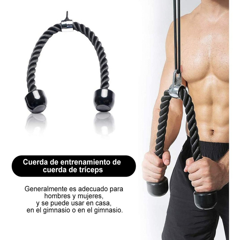 Cuerda De Entrenamiento De Tríceps Para Gimnasio