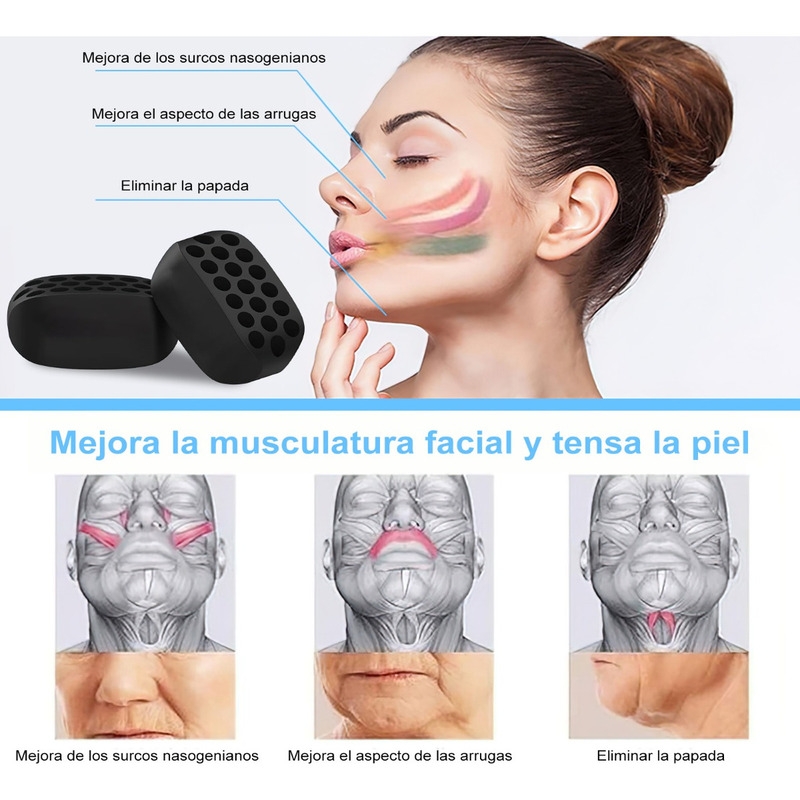 6 Pcs De Ejercitadores Cuello Cara Mandíbula