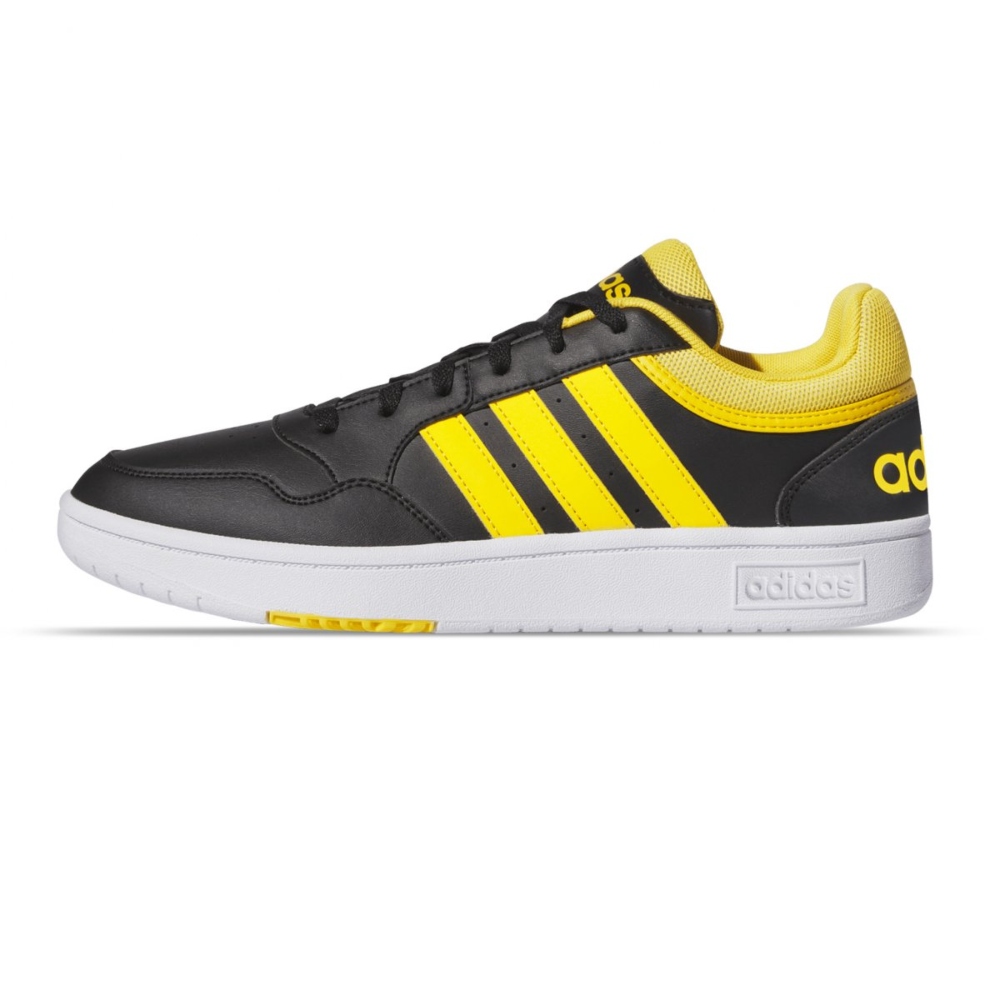 Tenis Casual Adidas Hoops 3.0 Negro/amarillo de Hombre IG7908
