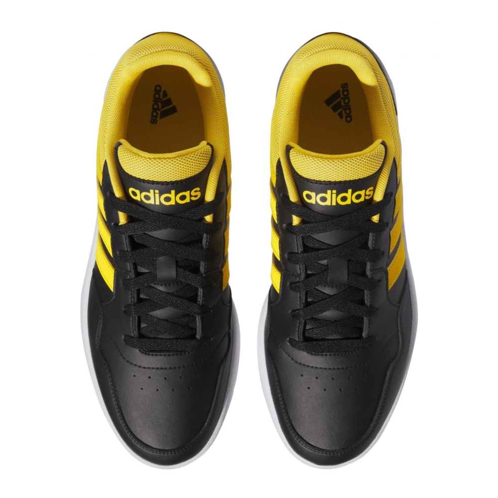 Tenis Casual Adidas Hoops 3.0 Negro/amarillo de Hombre IG7908