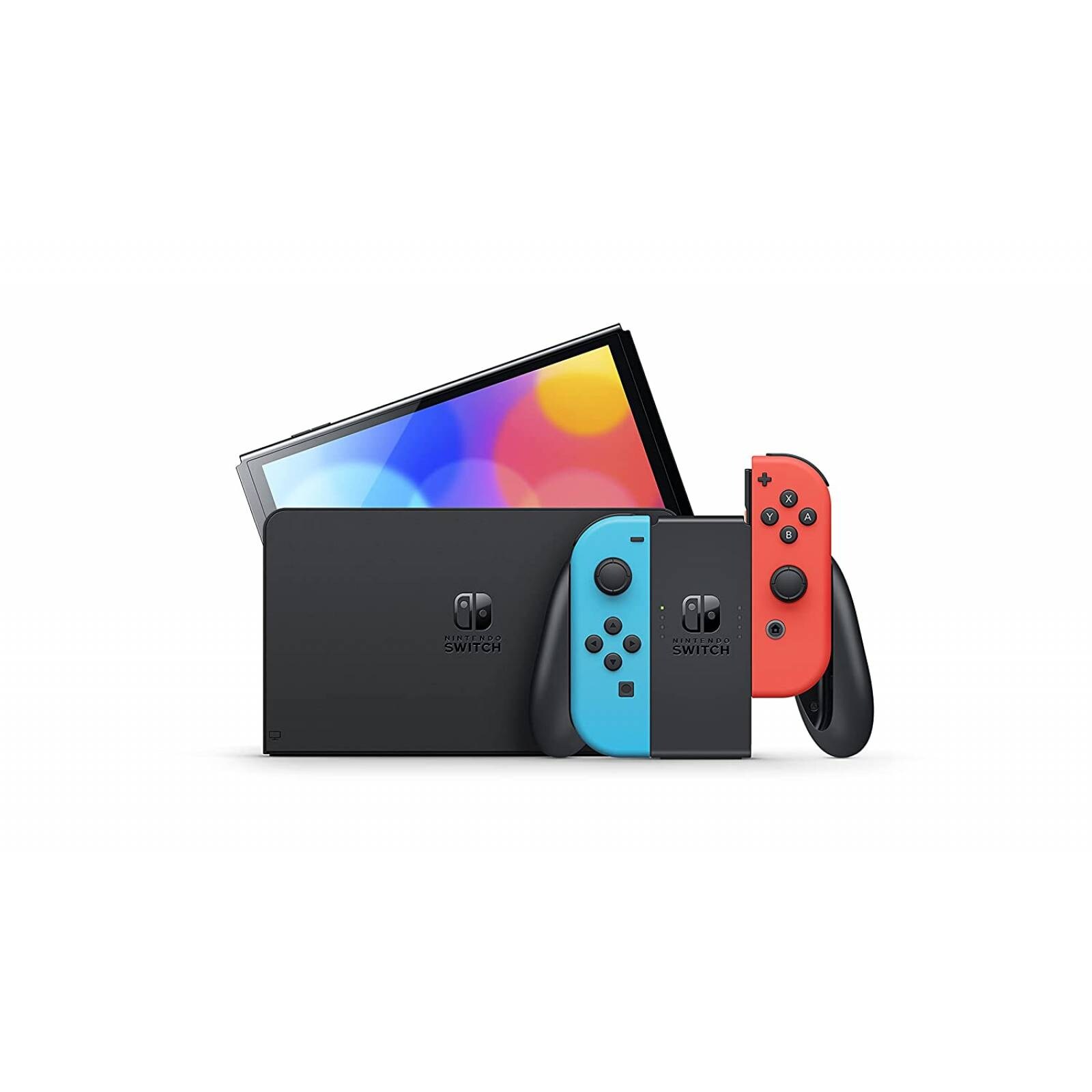 Consola Nintendo Switch OLED 64GB Azul y Rojo (Versión Internacional)
