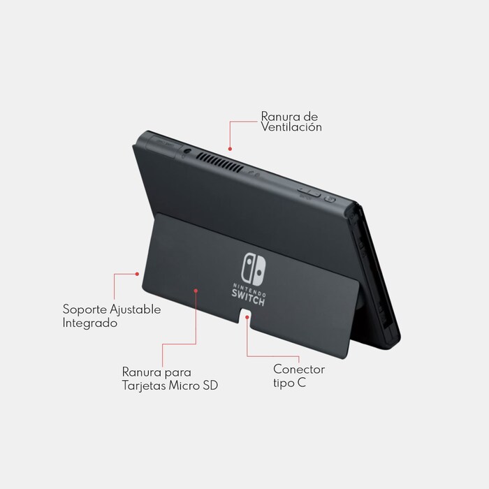 Consola Nintendo Switch OLED 64GB Azul y Rojo (Versión Internacional)