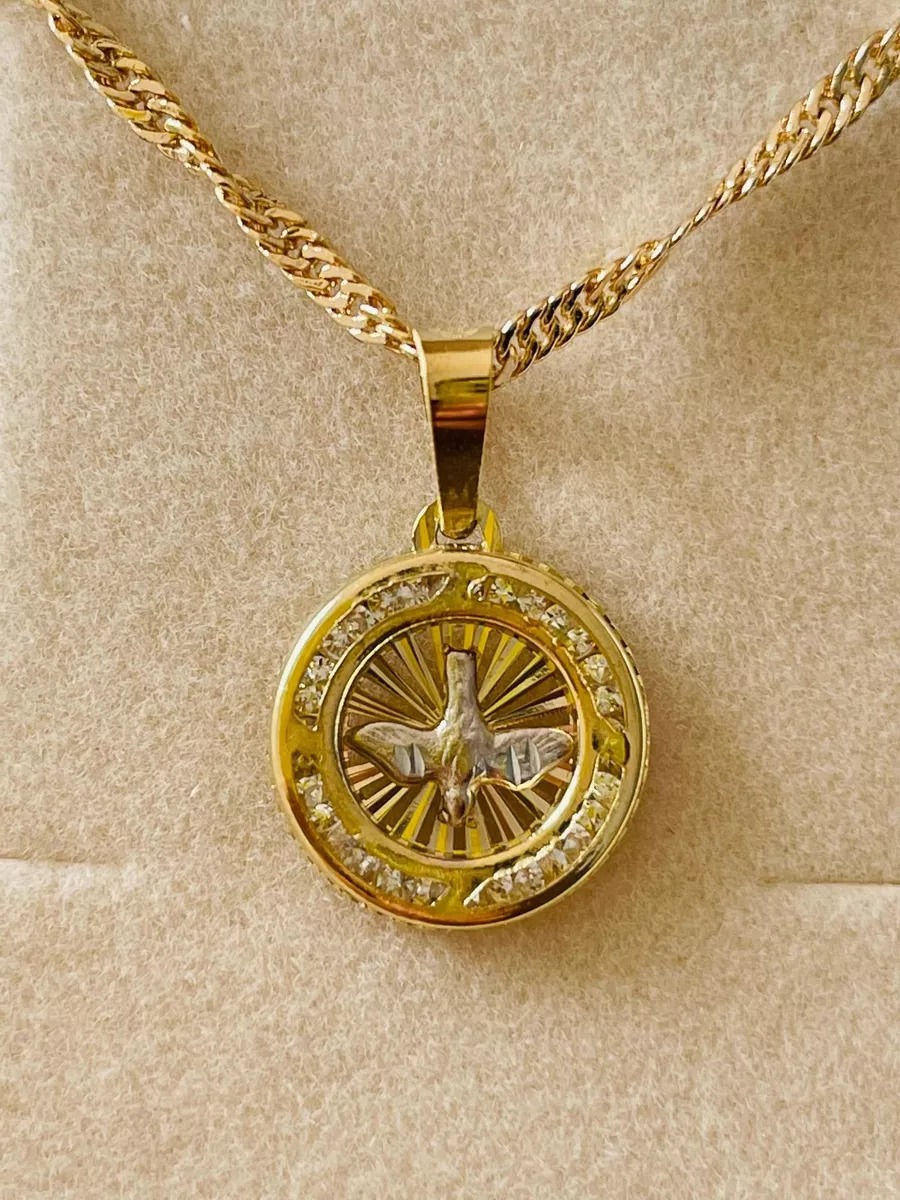 Kit Medalla Bautizo + Cadena Oro 10K + Obsequio