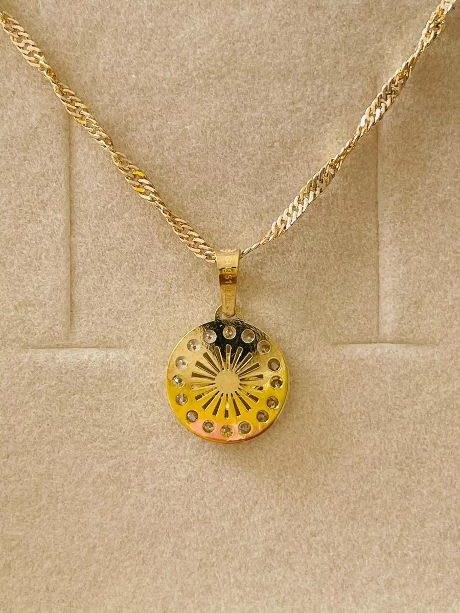 Kit Medalla Bautizo + Cadena Oro 10K + Obsequio