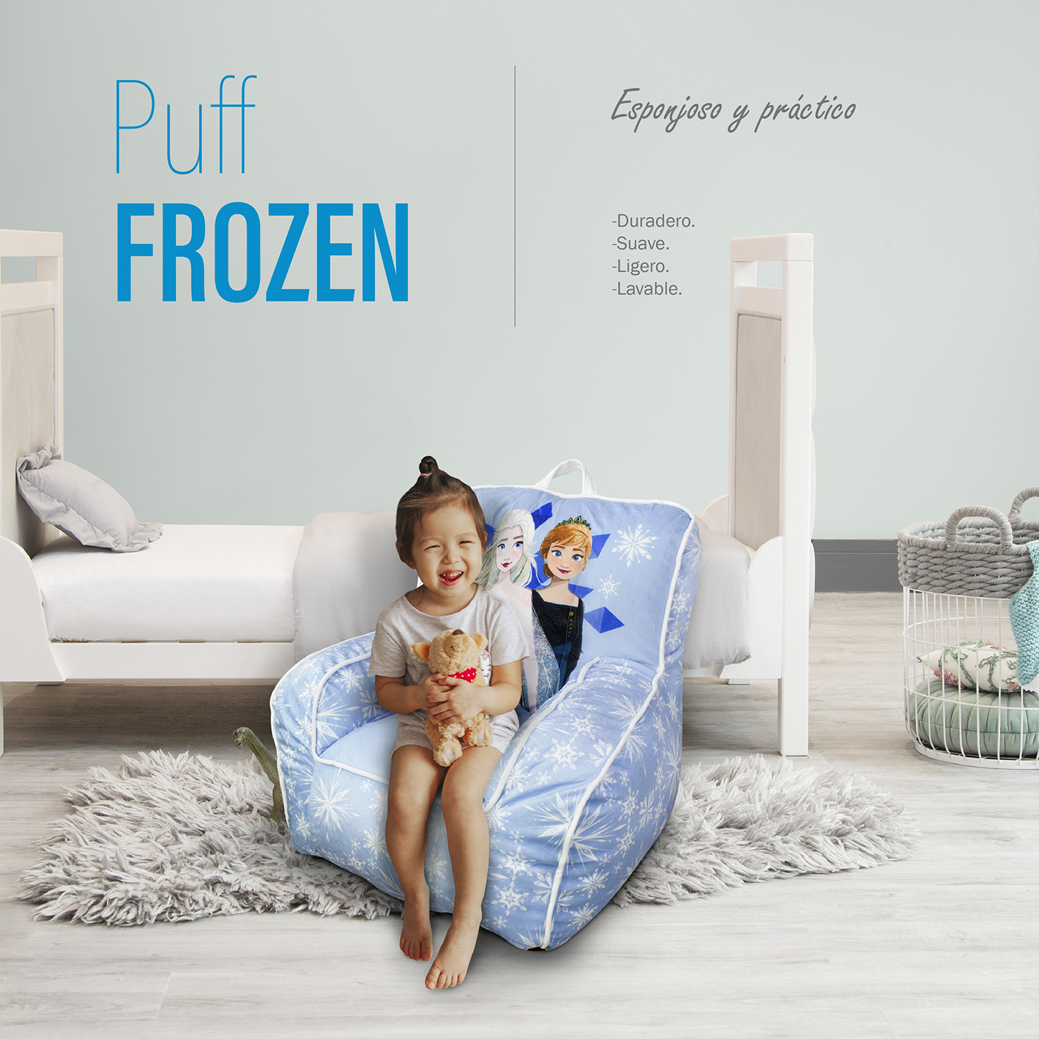 Puff Sillon Infantil Frozen 