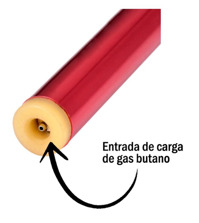 Soplete para moldear Joyería MXBWT-001-11 Boquilla de Latón Cuerpo de Metal Recargable para Gas Butano BlowtorchPencil