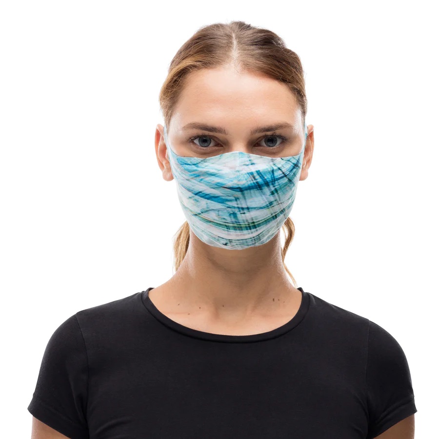 BUFF FILTER MASK MAKRANA SKY BLUE