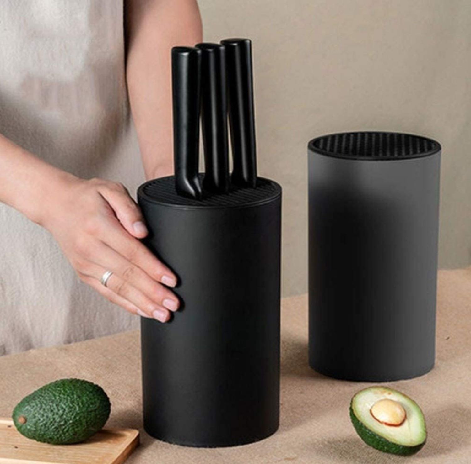 Base para Cuchillos, Soporte Organizador para Guardar Cuchillos