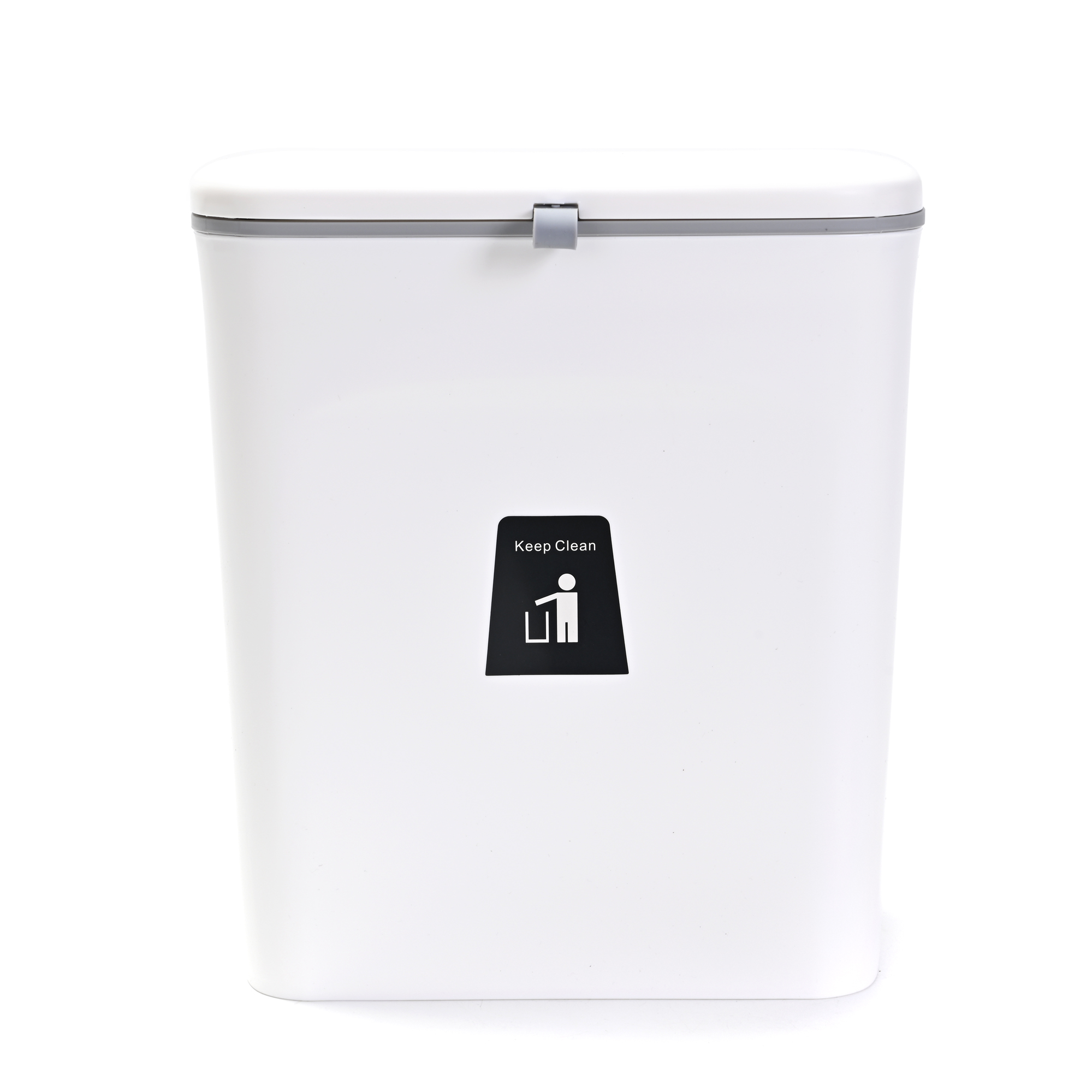 Bote de Basura Colgante para Cocina, Bote con Tapa de Cocina con Jalador de Migajas Capacidad 9L
