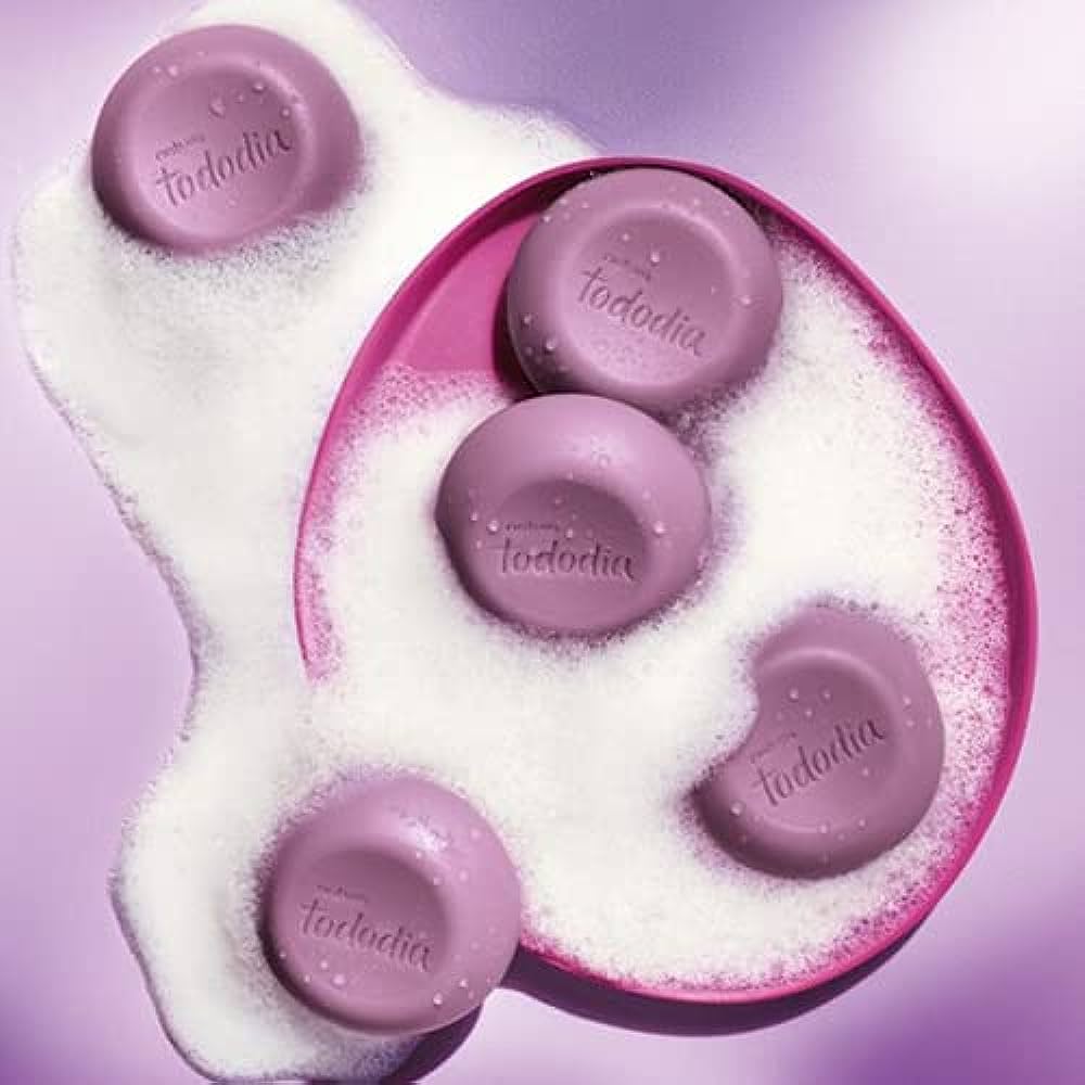 Jabones de Tocador Ciruela y Flor de Vainilla 5 piezas de 90g Tododia Natura