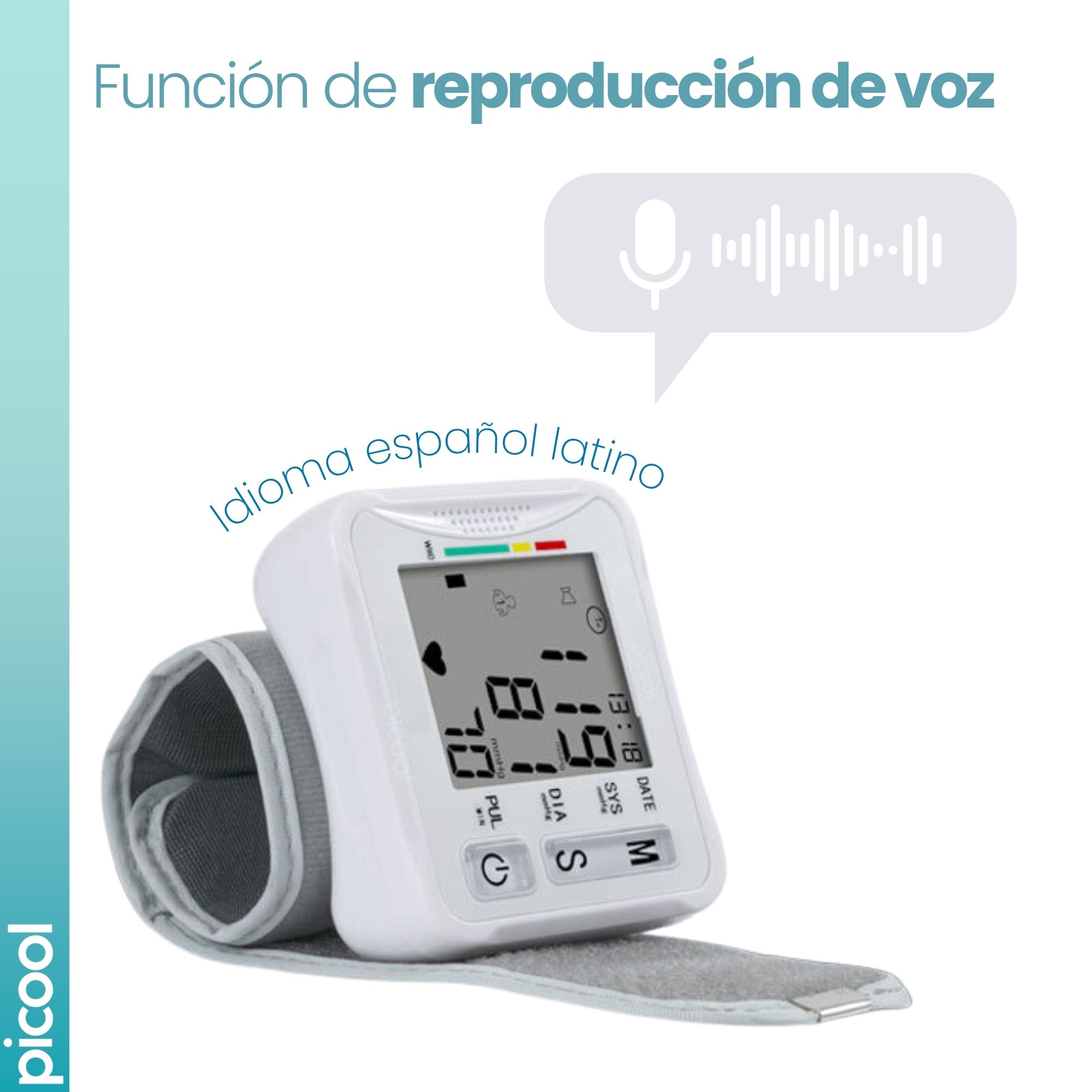 Monitor Presión Arterial Digital Muñeca Voz En Español N2