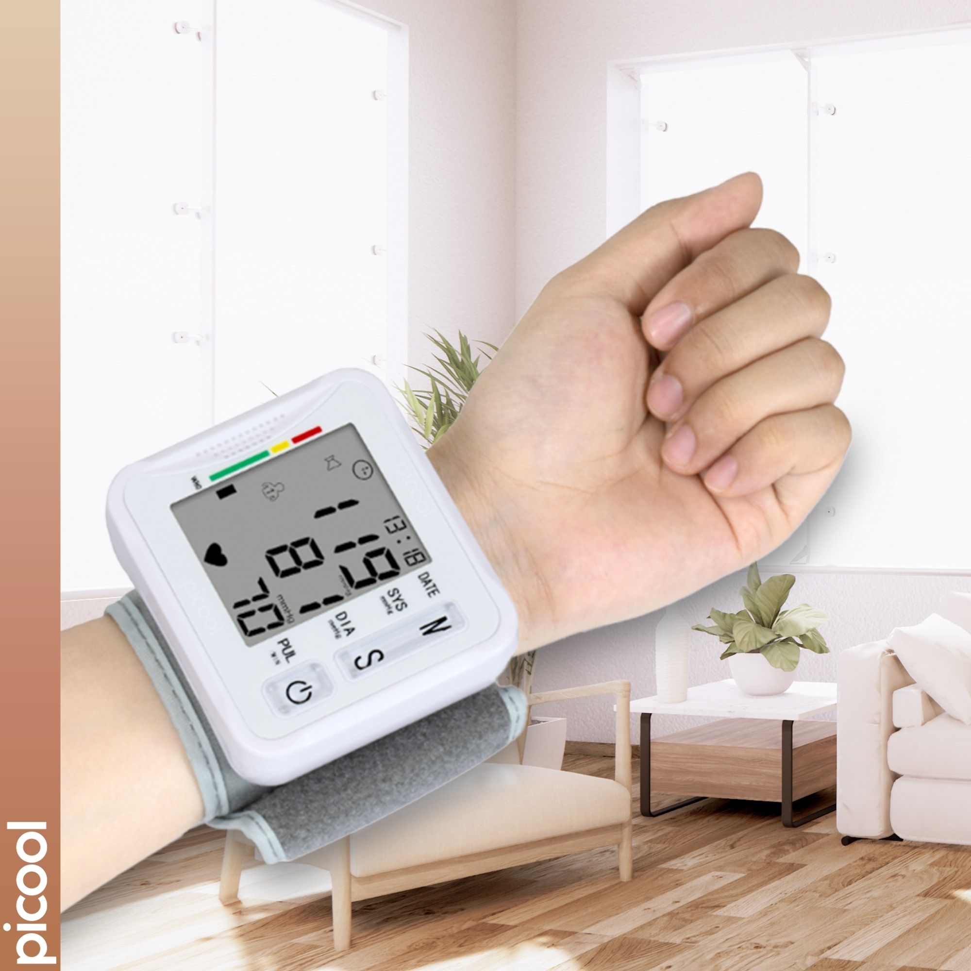 Monitor Presión Arterial Digital Muñeca Voz En Español N2