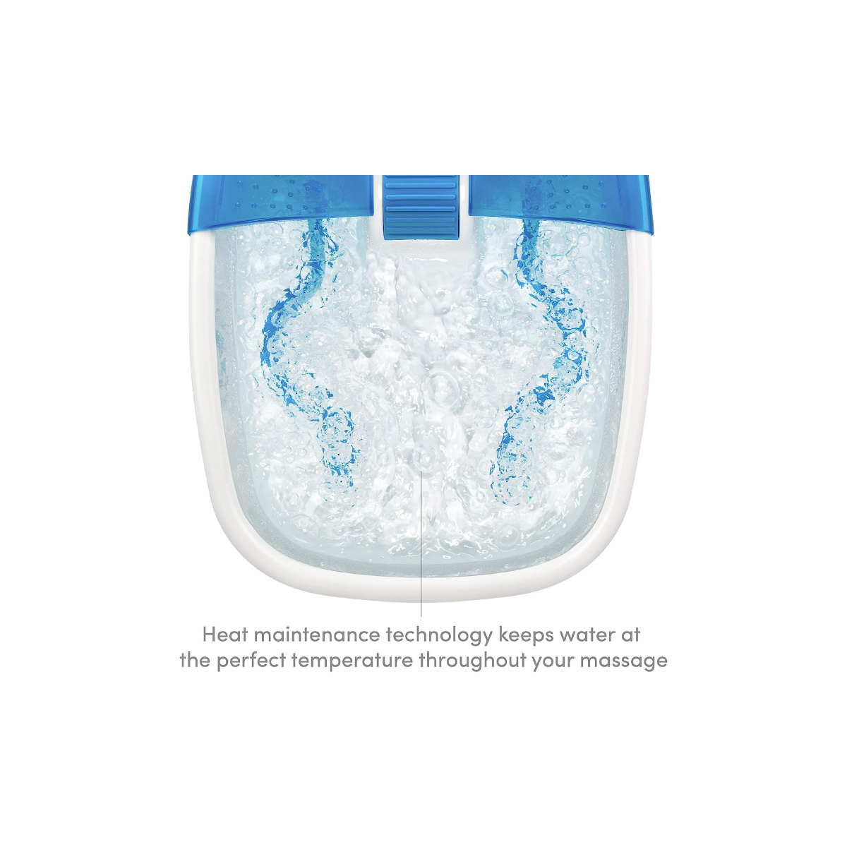 Homedics FB-50 Tina SPA de Pies Bubble Bliss, color azul