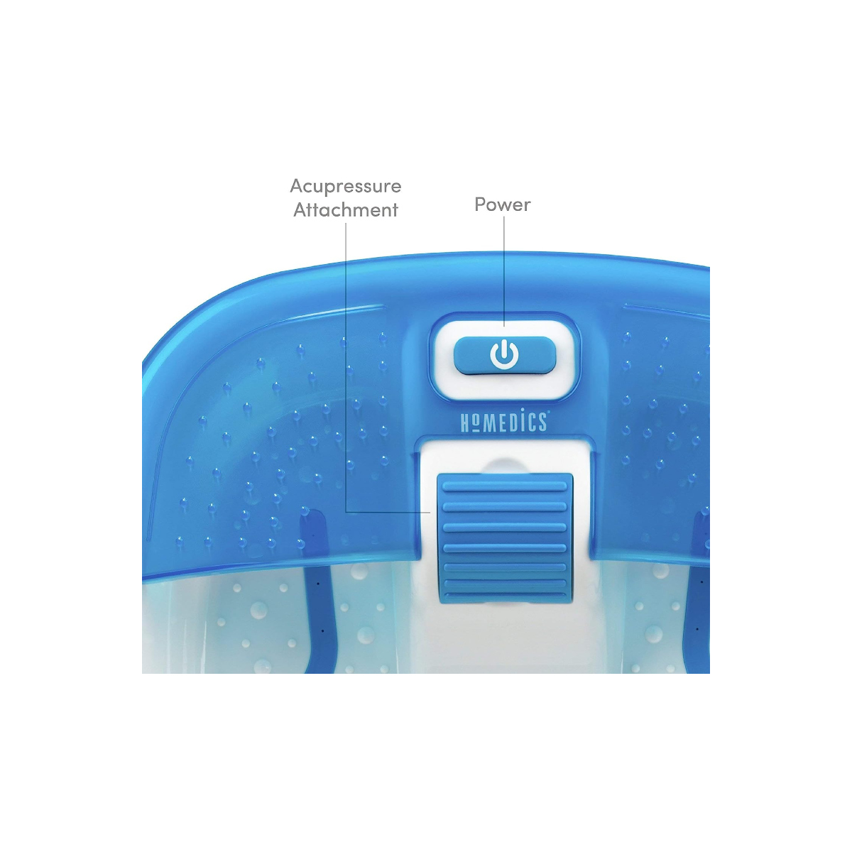 Homedics FB-50 Tina SPA de Pies Bubble Bliss, color azul