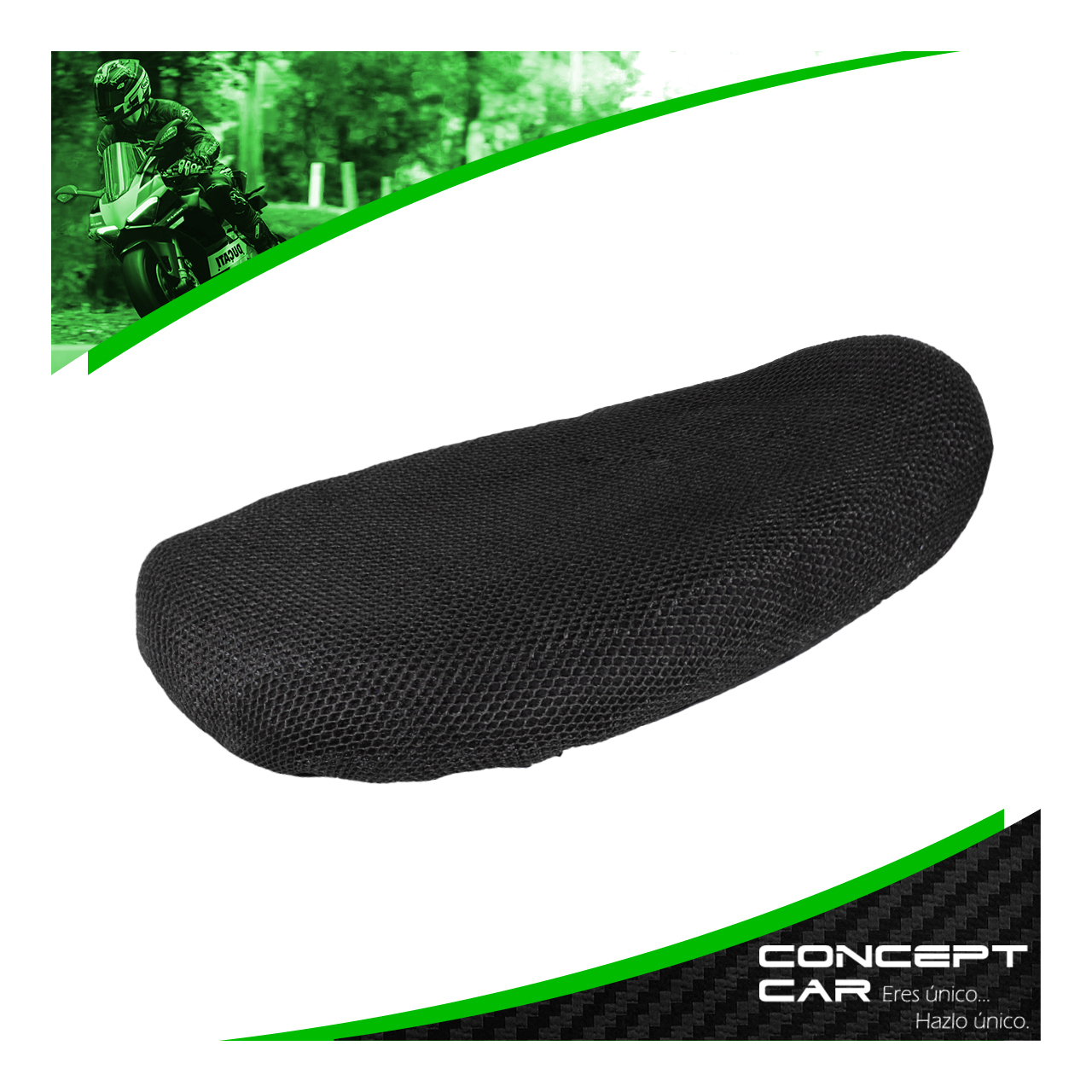 Funda Cubre Asiento Malla Para Moto Termica Universal Xl