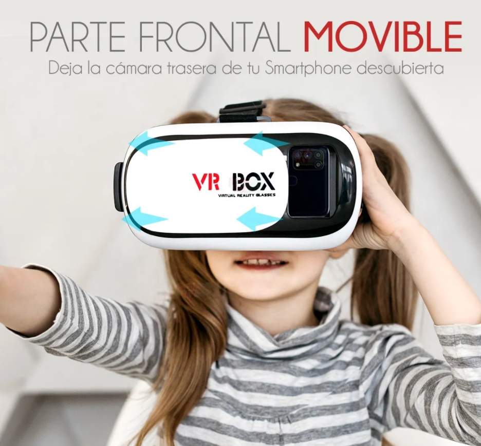 Lentes de Realidad Virtual VR Box Cardboard 3D
