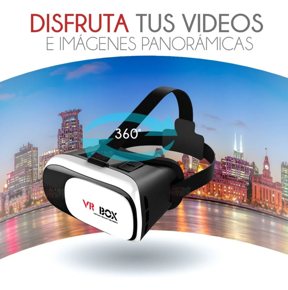 Lentes de Realidad Virtual VR Box Cardboard 3D