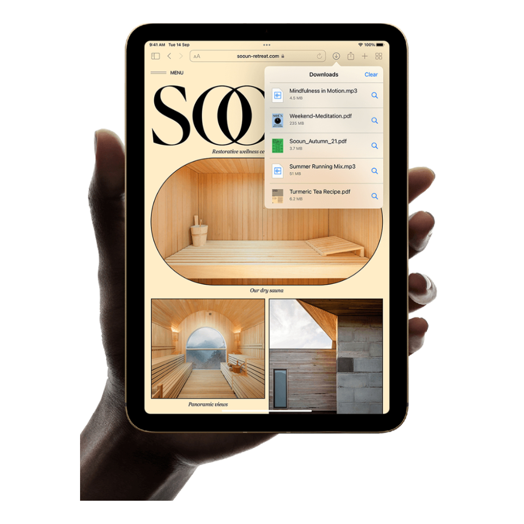 iPad Mini Liquid Retina con True Tone de 8.3" 6a generación Wi-Fi + Cellular 256 GB MK8H3LZ/A - Blanco Estelar