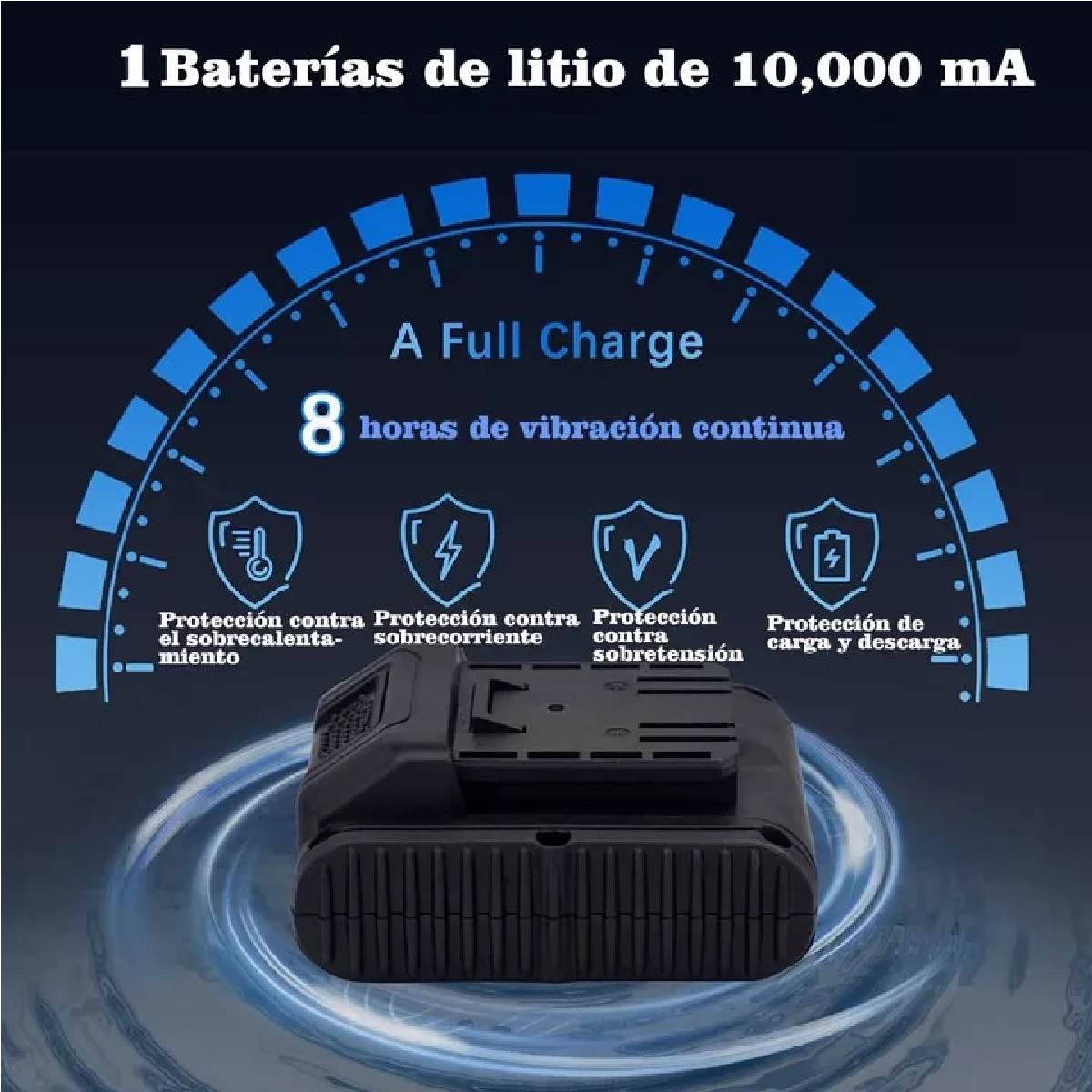 Vibrador De Azulejo 110v Alta Potencia 1 Batería