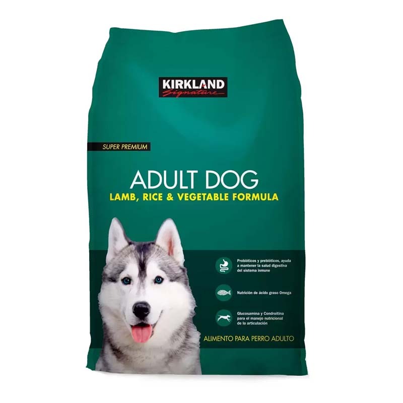 Alimento Para Perro Kirkland Cordero Arroz Verduras 18.1 Kg