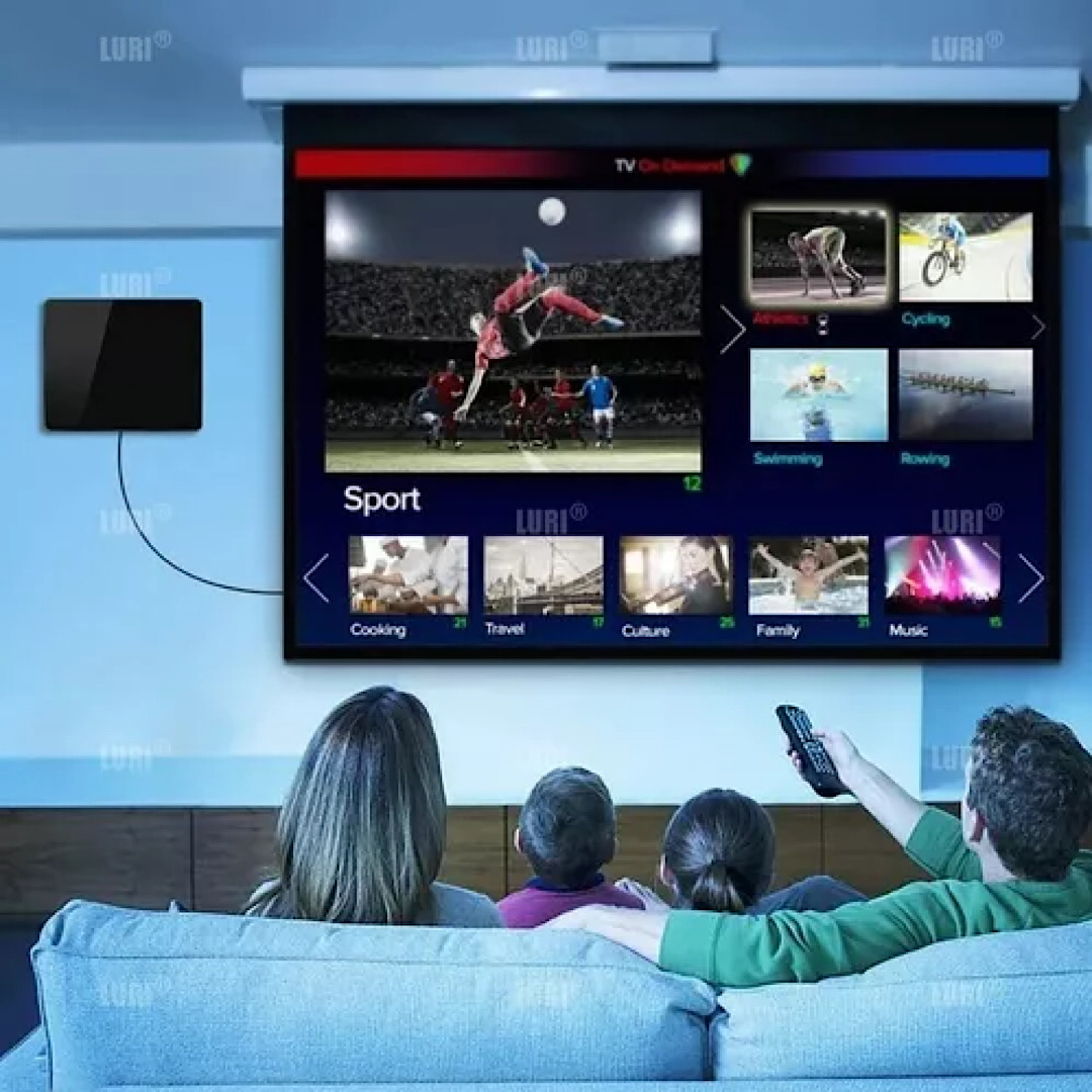 Antena De Tv Digital Hd 1080p Para Interiores Portátil Atsc