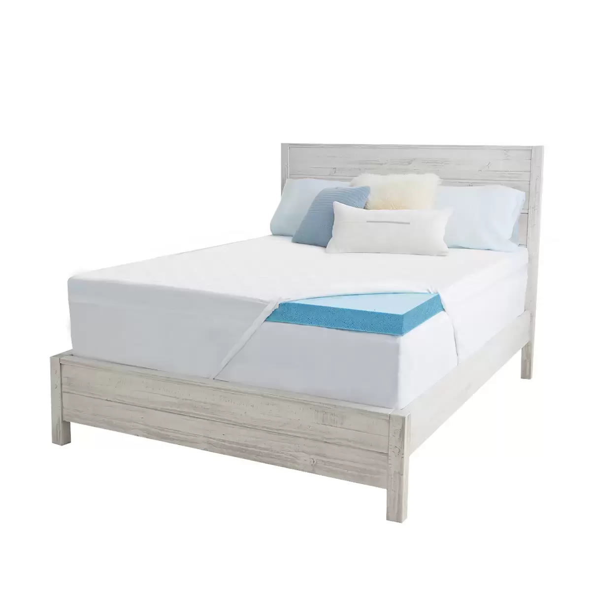 Cubre Colchon Novaform Matrimonial Espuma De Memoria