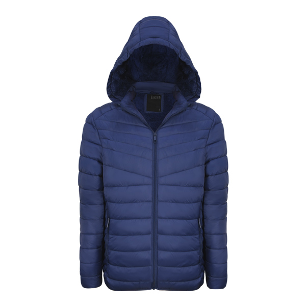 CHAMARRA PARA CABALLERO RAFAEL CON ELASTICO EN CINTURA Y PUÑOS, AFELPADO EN INTERIOR, CAPUCHA DESMONTABLE 