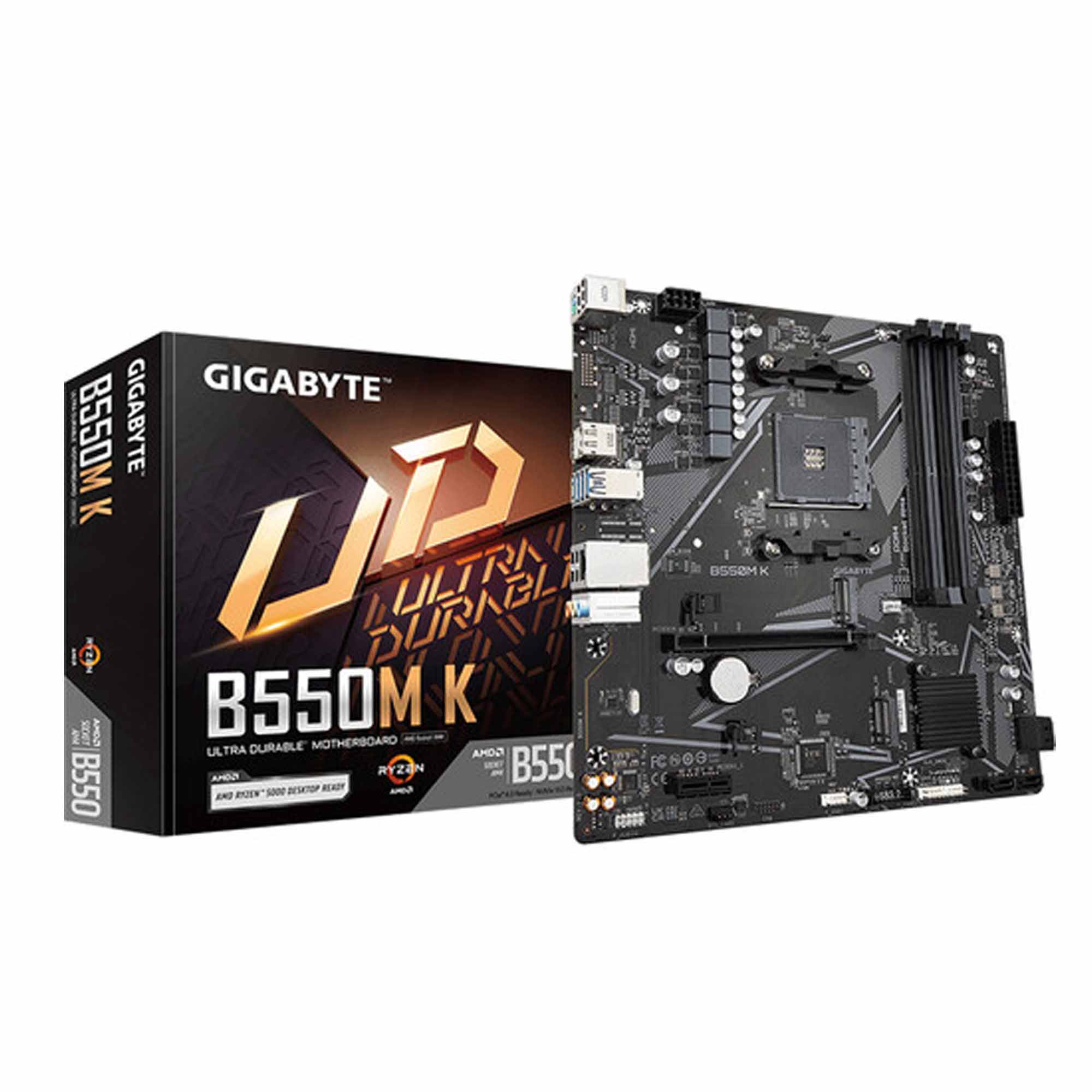 Tarjeta Madre Gigabyte Micro ATX B550M K S-AM4 AMD B550 128GB DDR4 HDMI
