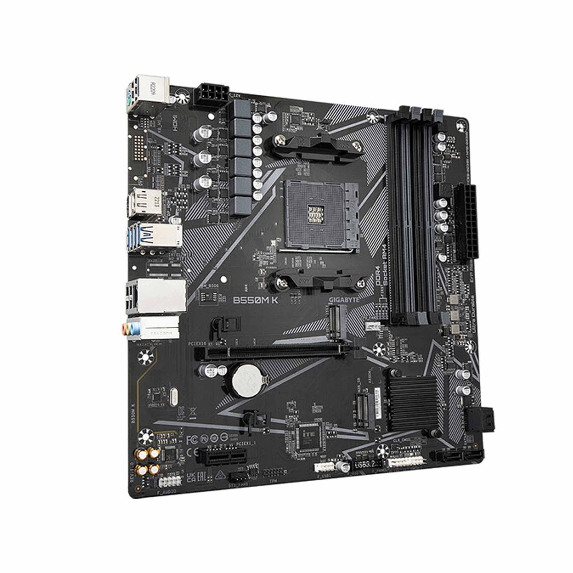 Tarjeta Madre Gigabyte Micro ATX B550M K S-AM4 AMD B550 128GB DDR4 HDMI