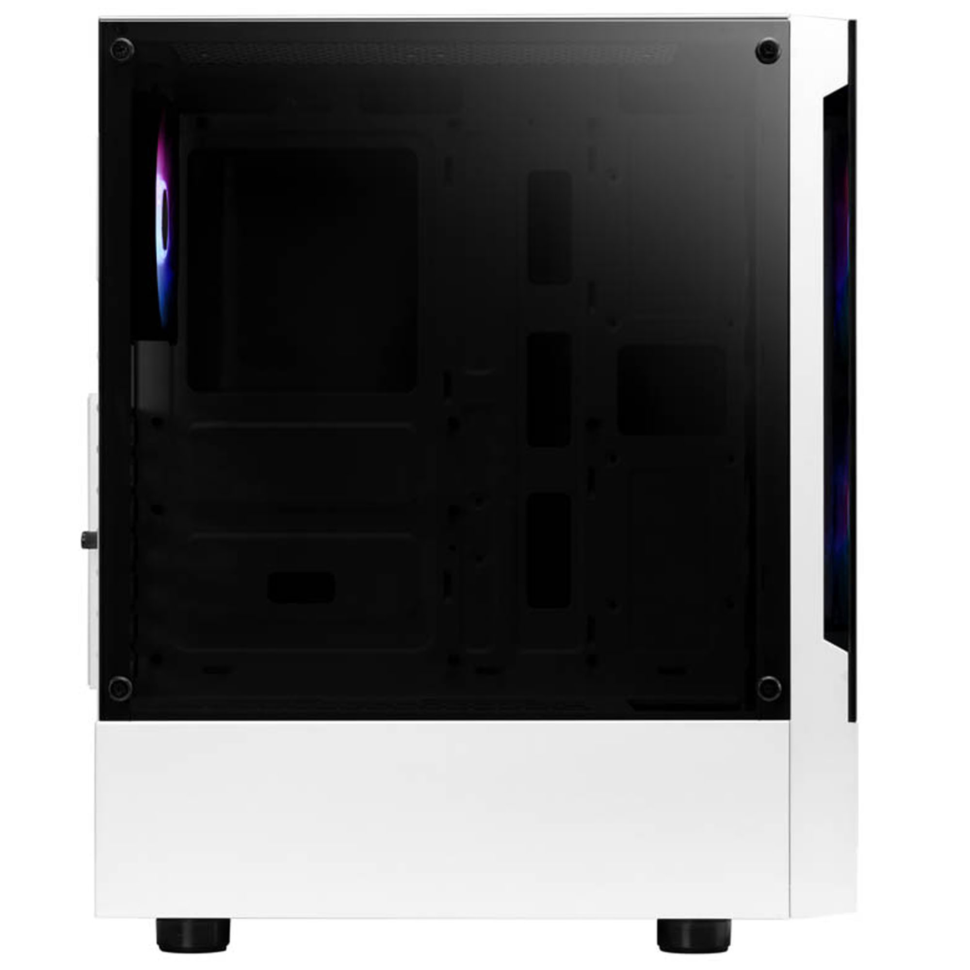 Gabinete Gamdias Talos E3 Media Torre Atx Cristal Sin Fuente Argb Blanco.