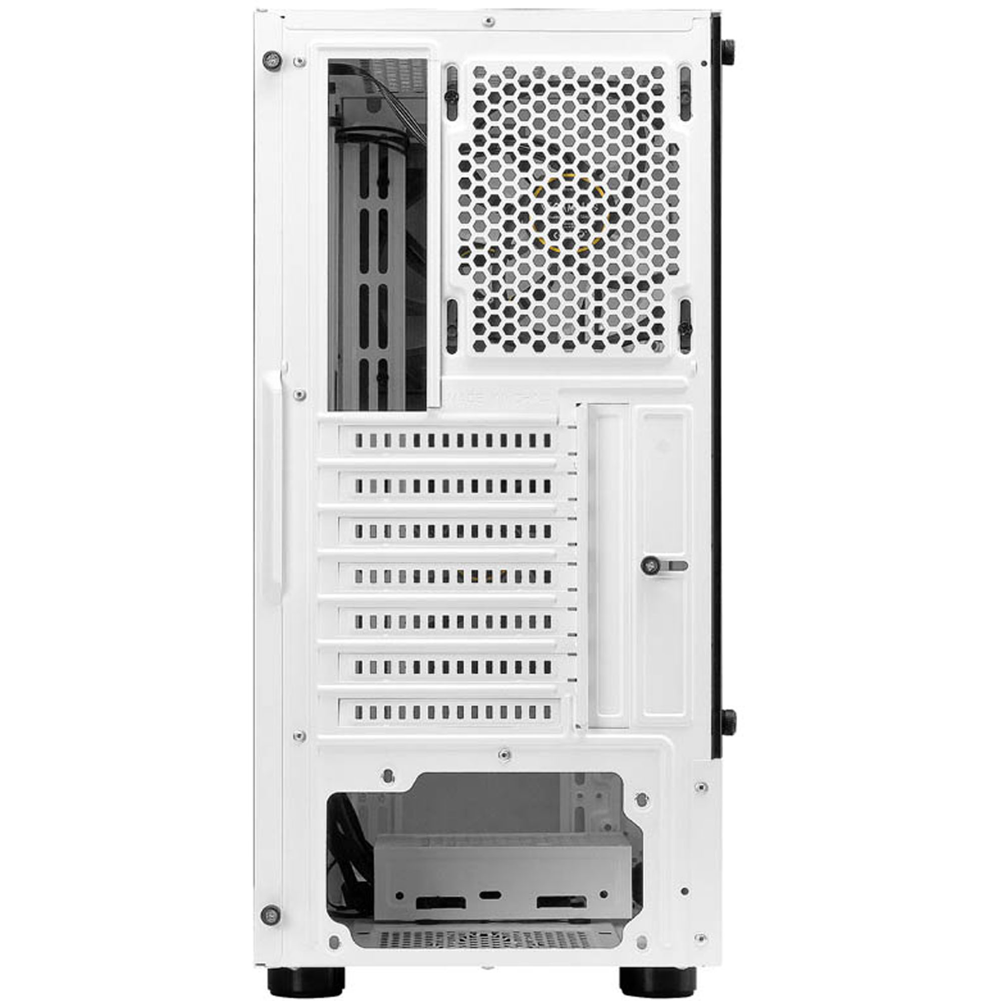 Gabinete Gamdias Talos E3 Media Torre Atx Cristal Sin Fuente Argb Blanco.