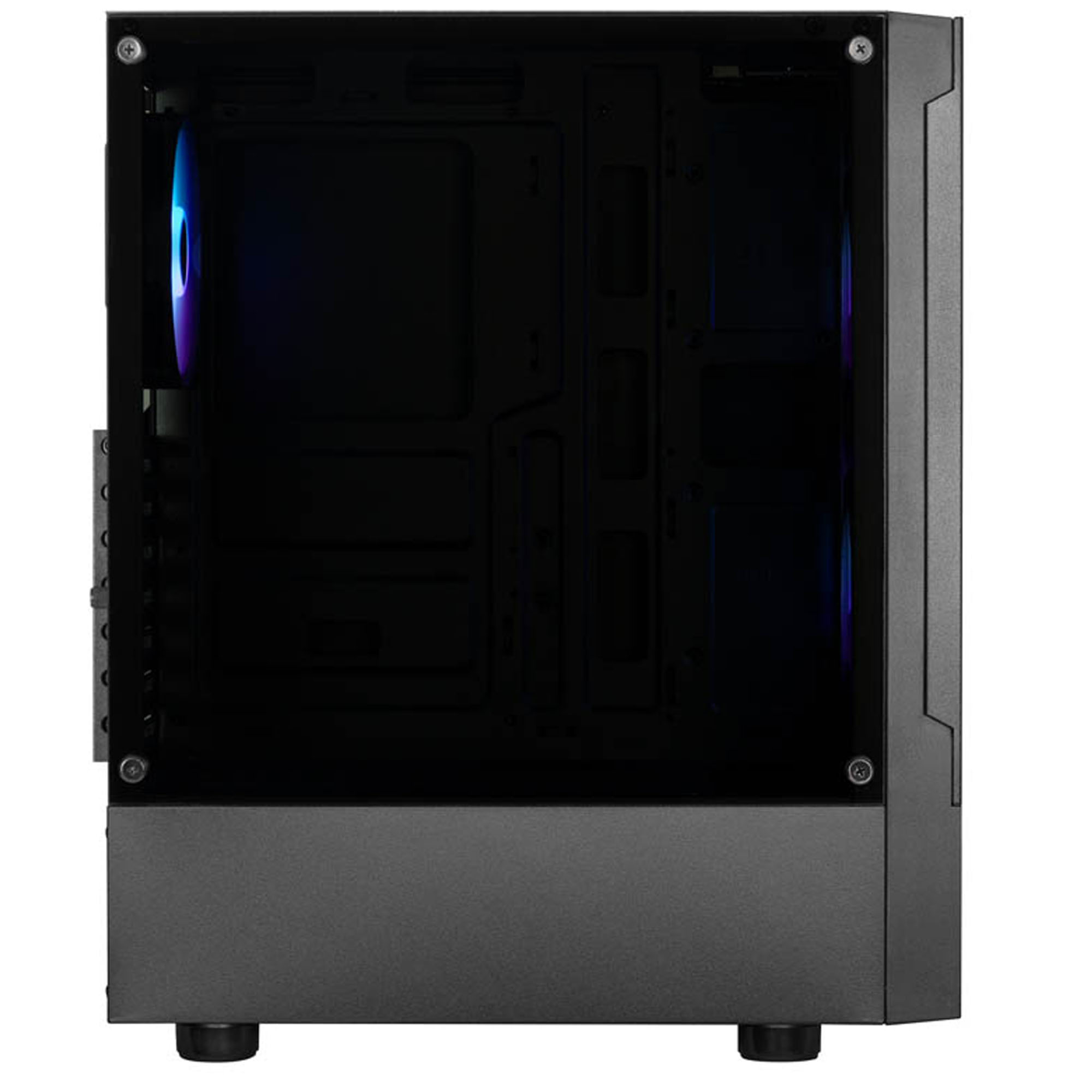 Gabinete Gamdias Talos E3 Mesh Media Torre Atx Cristal Sin Fuente Argb Blanco