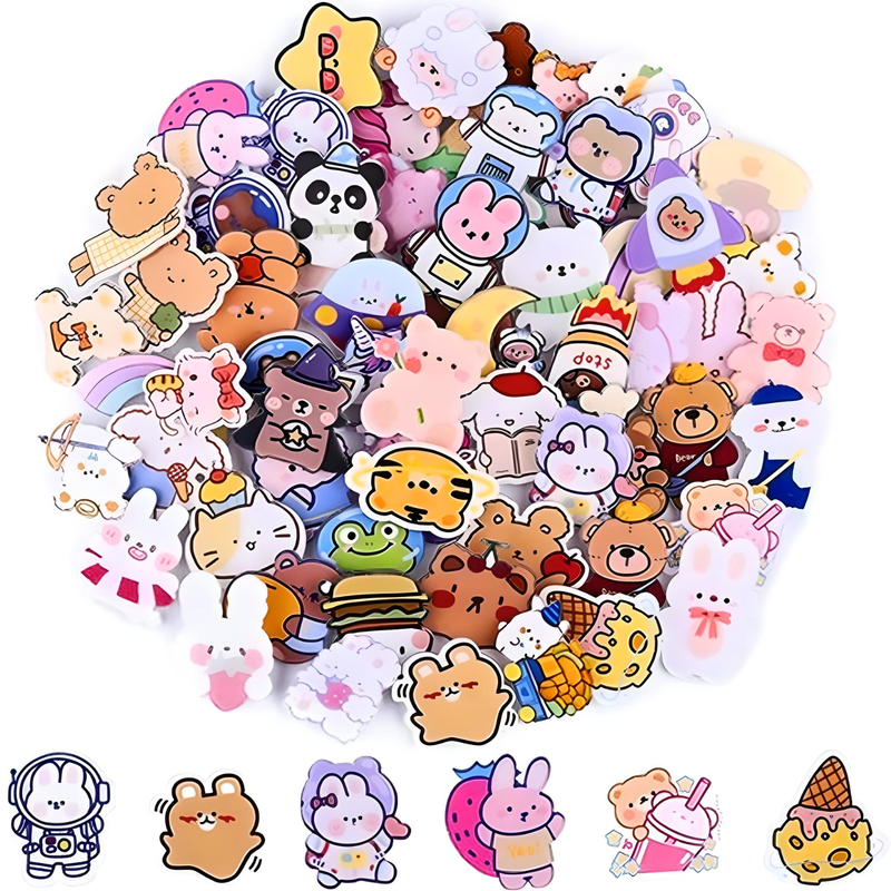 Pin Broche Acrílico Prendedor Kawaii Insignia Colgante Set