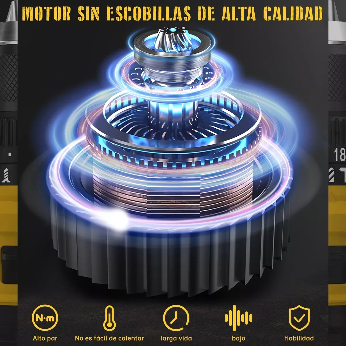 Taladro Rotomartillo Inalámbrico Sin Carbones 4.0ah