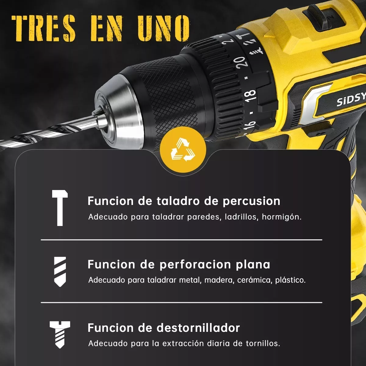 Taladro Rotomartillo Inalámbrico Sin Carbones 4.0ah