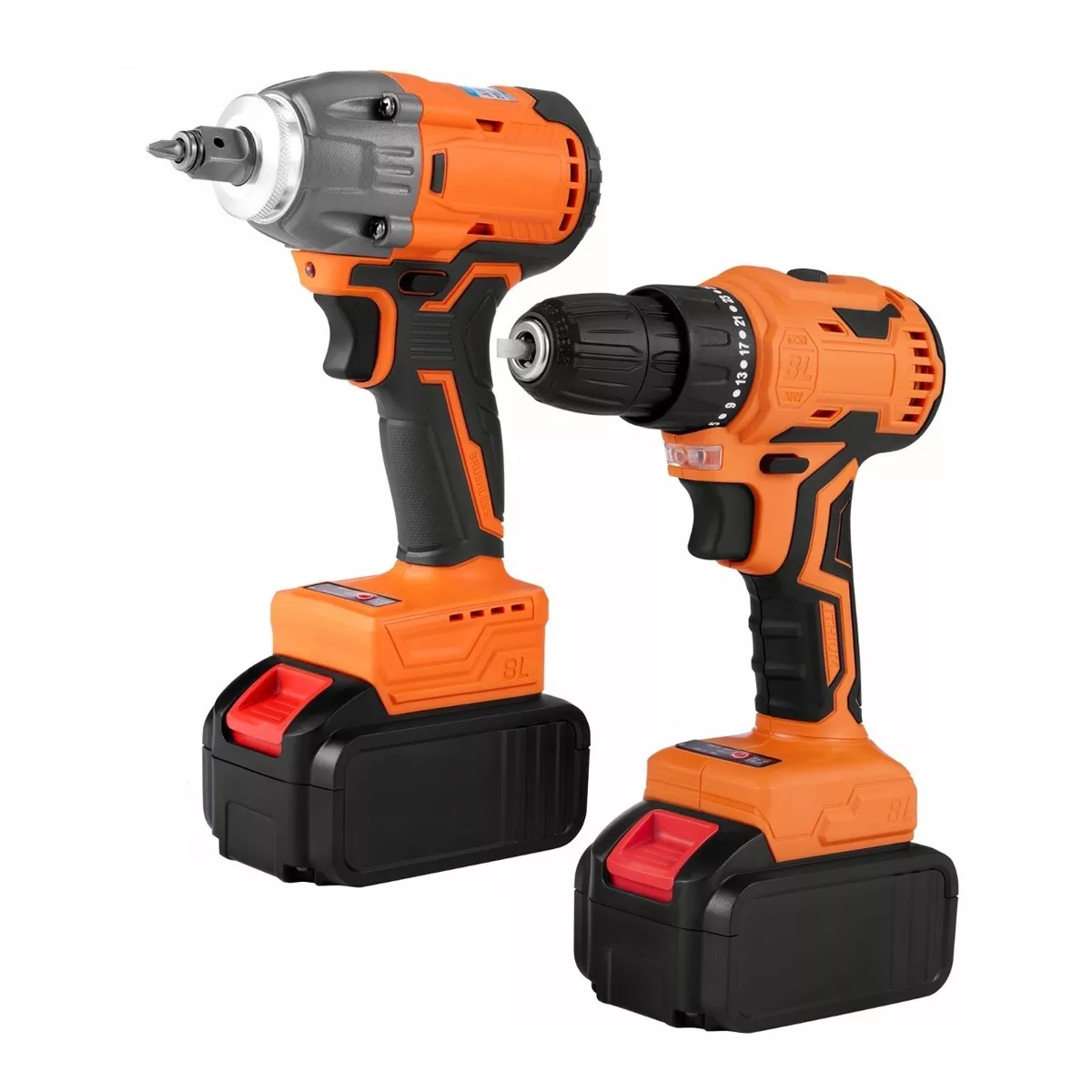 Juego Taladros Combinados Y Atornilladores De Impacto De Mano