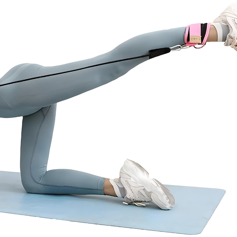 2 Pz Rosa Grillete Para Tobillo Gym Entrenamiento De Glúteo