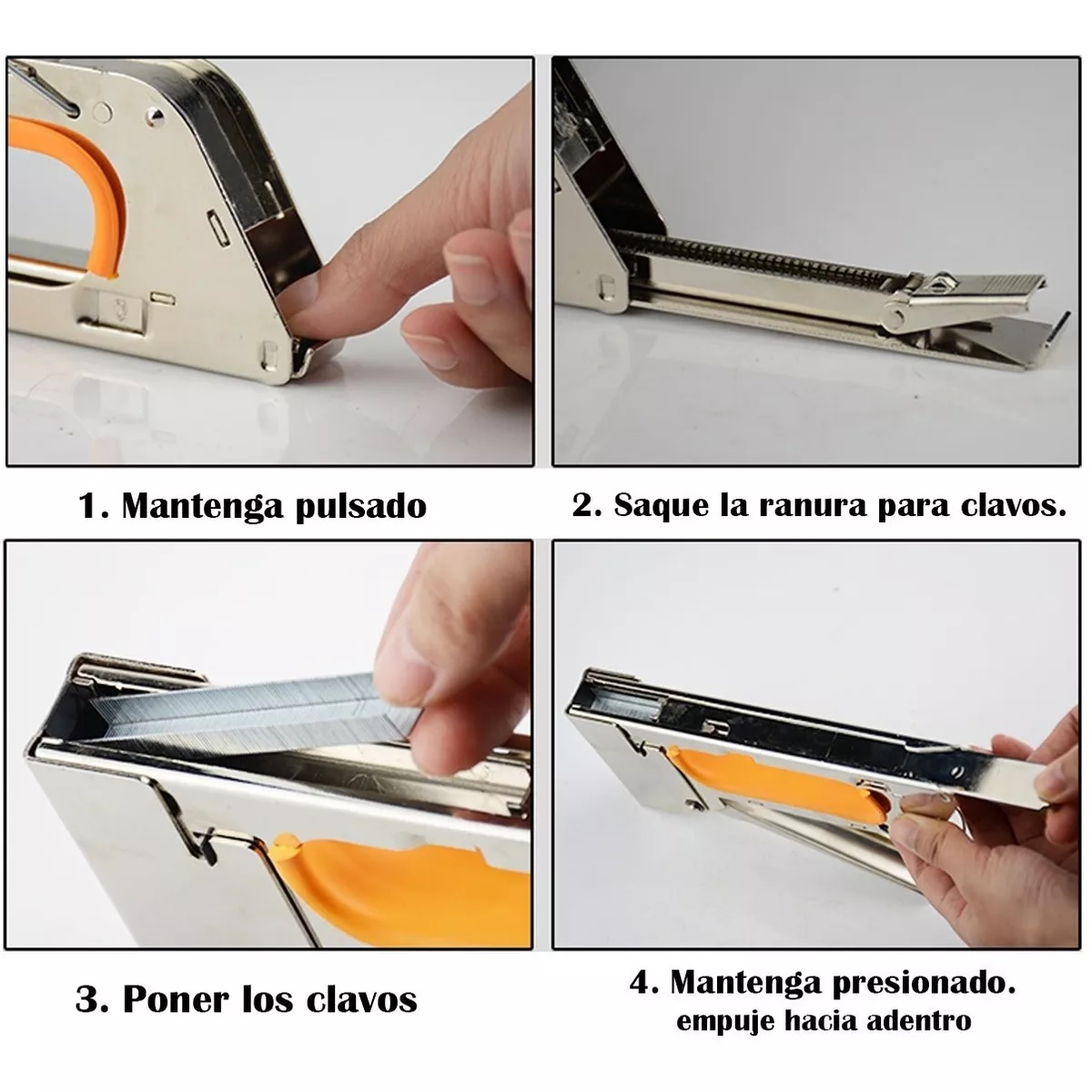 Engrapadora Tipo Pistola Para Tapiceria Con 2400 Grapas 